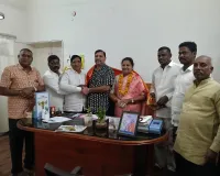 ఐయంఏ రాష్ట్ర మహిళా అధ్యక్షురాలికి ఘన సన్మానం 