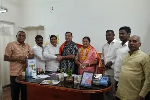 ఐయంఏ రాష్ట్ర మహిళా అధ్యక్షురాలికి ఘన సన్మానం 