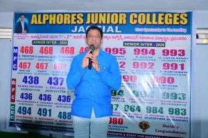 విద్యార్థుల కఠిన  శ్రమతోనే ఉత్తమ ఫలితాలు, ఆల్పోర్స్ చైర్మన్ వి, నరేందర్ రెడ్డి 