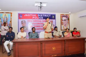 మహిళా పోలీసుల ఆరోగ్య రక్షణ కు జిల్లా పోలీసుల ప్రత్యేక చొరవ జిల్లా ఎస్పీ అశోక్ కుమార్ 