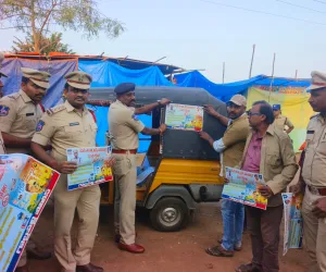 మాదక  ద్రవ్యల నిర్ములన పై పోలీసుల వినూత్న కార్యక్రమం 