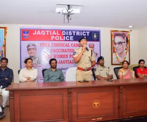 మహిళా పోలీసుల ఆరోగ్య రక్షణ కు జిల్లా పోలీసుల ప్రత్యేక చొరవ జిల్లా ఎస్పీ అశోక్ కుమార్ 
